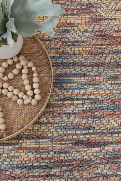 Copacabana Chevron Multi Wool Rug