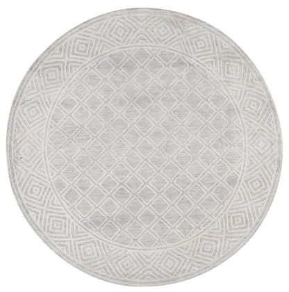 Amritsar Ajnala Cream Round Cotton Blend Rug