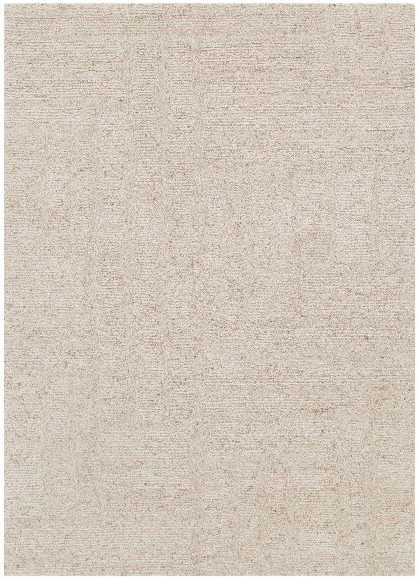 Seren Beige Modern Wool Rug