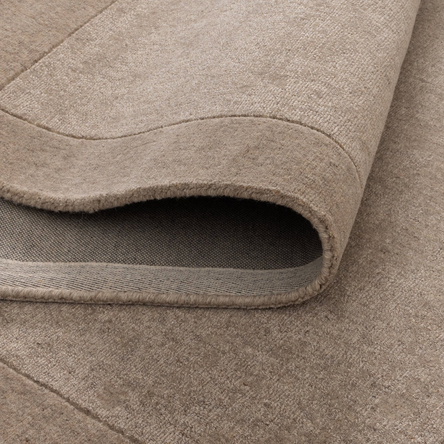 Sedona Caramel Border Wool Rug