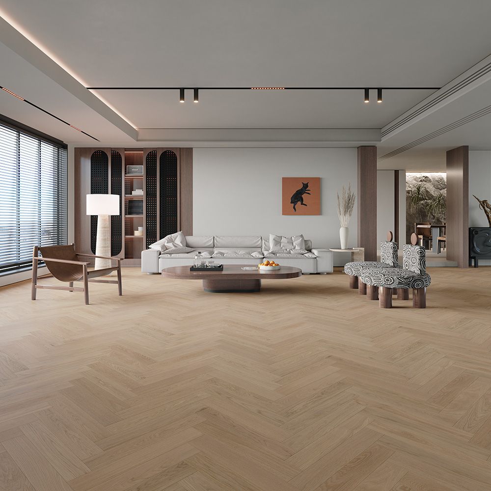 Lamella Caldu Euro Oak Herringbone 15/3mm (Price per sqm)