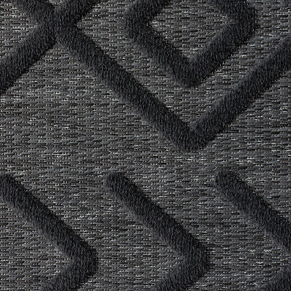 Calm 416 Charcoal Hallway Runner