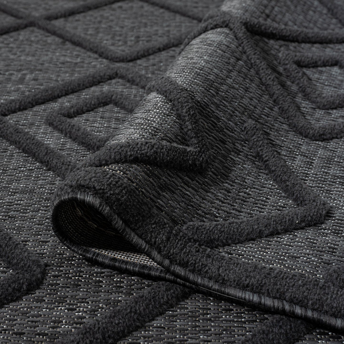 Calm 416 Charcoal Hallway Runner