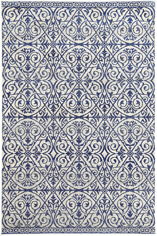 Delicate Katherine Blue & Ivory Rug