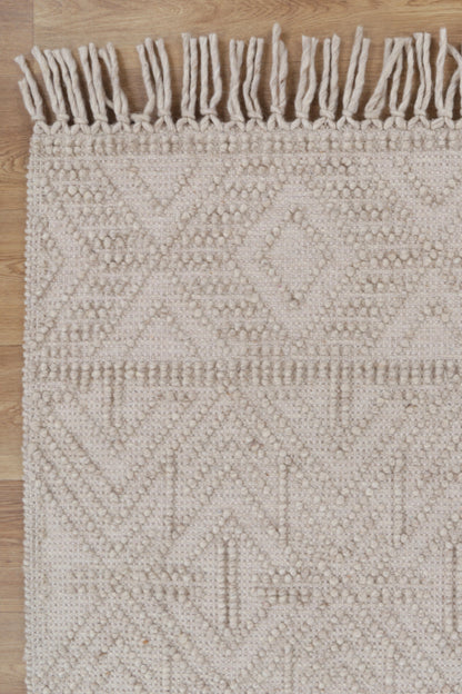 Diego Tribal Brown Wool Rug - DIEG02