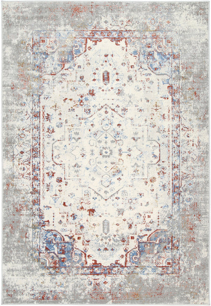 Amelia Grey Multi Contemporary Rug