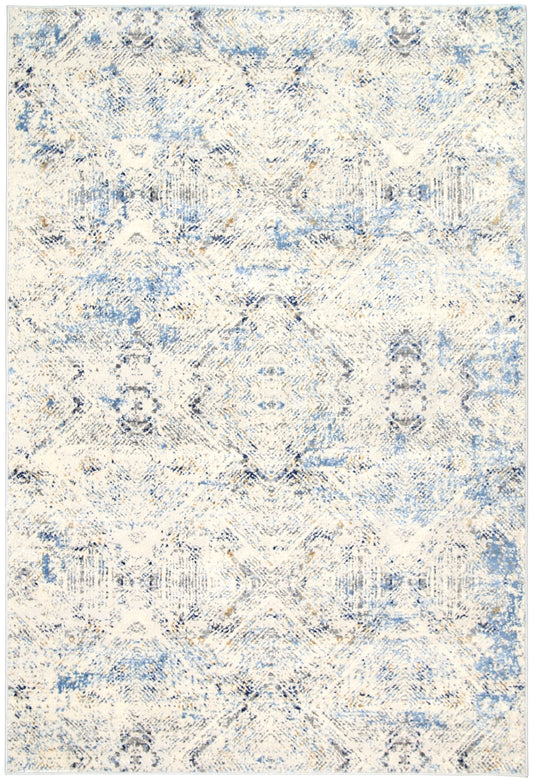 Amelia Navy Blue Ikat Rug
