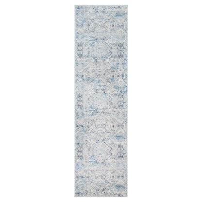 Expressions Navy Blue Ikat Rug - EX06