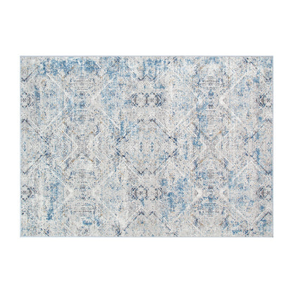 Expressions Navy Blue Ikat Rug - EX06