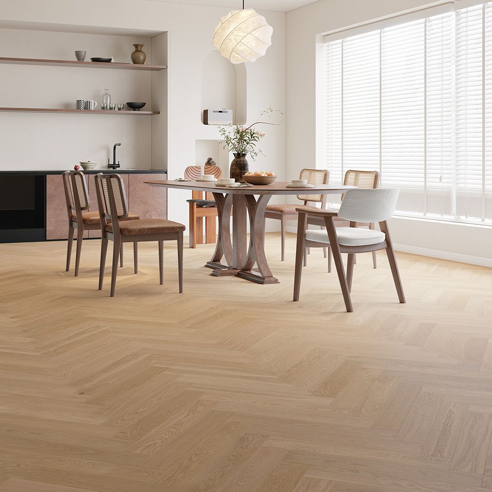 Lamella Fika Euro Oak Herringbone 15/3mm (Price per sqm)