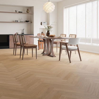 Lamella Fika Euro Oak Herringbone 15/3mm (Price per sqm)