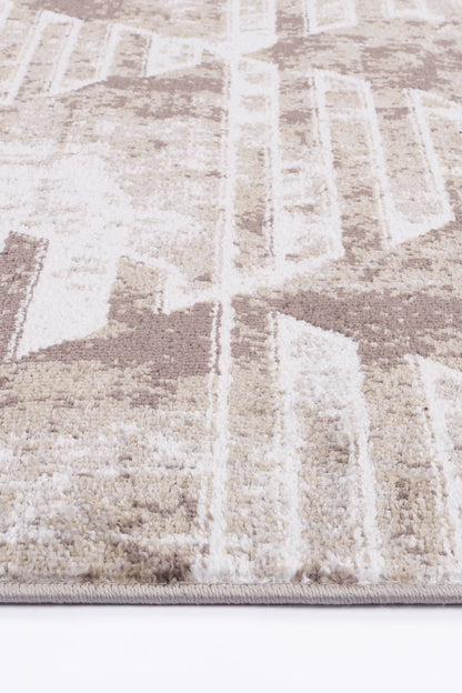 Kimberley Matrix Geometric Latte Rug