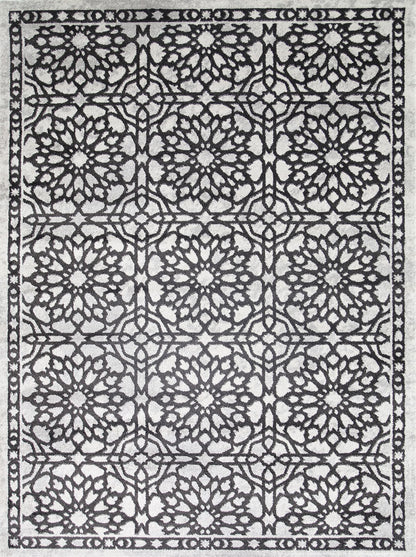 Matisse Dark Grey Demask Rug