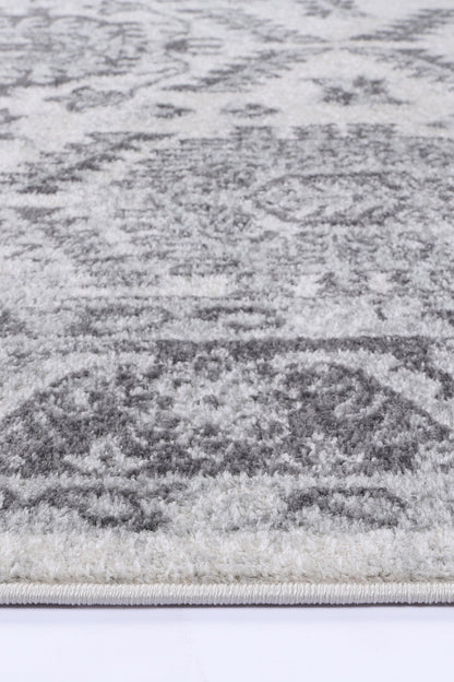 Provence Cosquer Cream Grey Traditional Rug - PROV03