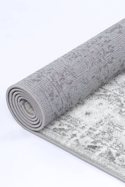 Provence Montpellier Grey Traditional Rug - PROV09