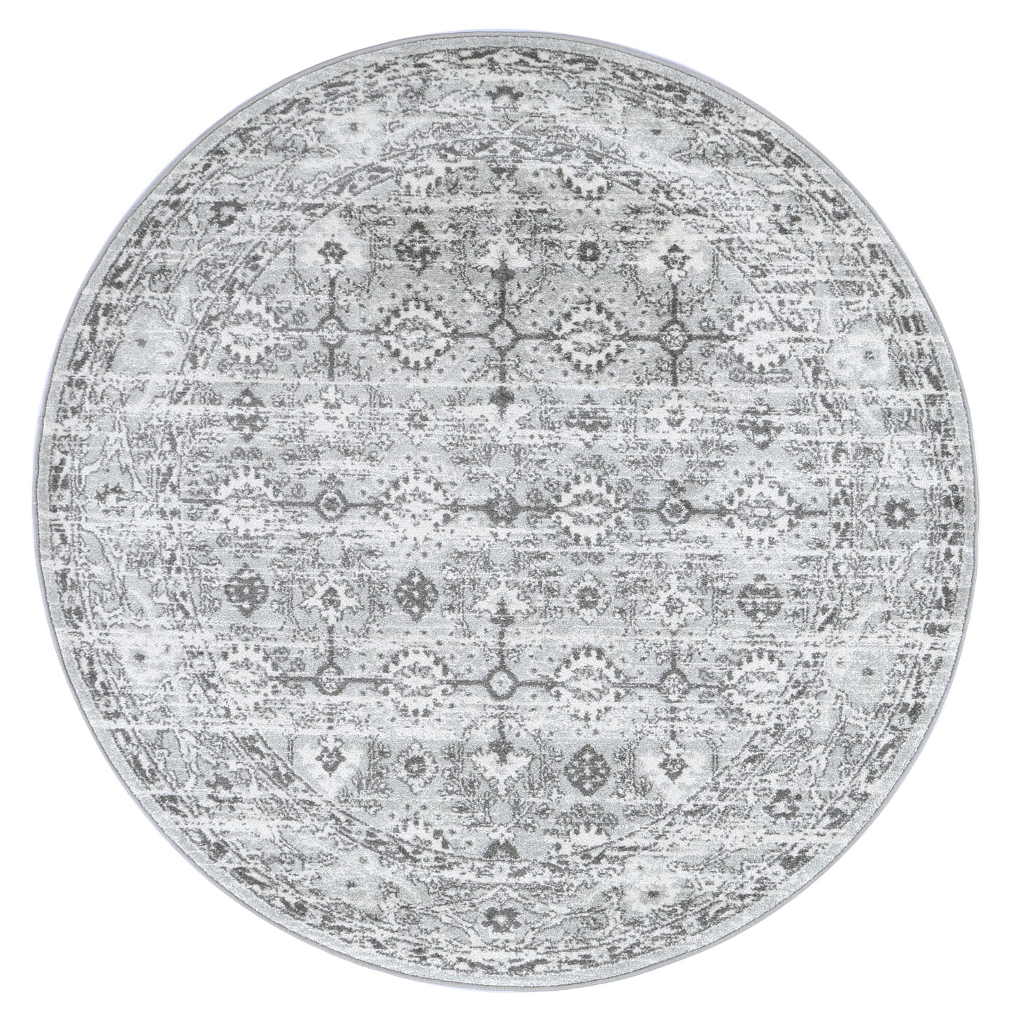 Ligures Grey White Ancient Rug