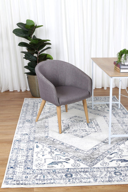 Ligures Navy Cream Ancient Rug