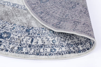 Ligures Navy Cream Ancient Rug