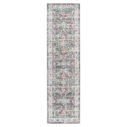 Provence Somerset Grey Multi Traditional Rug - PROV19