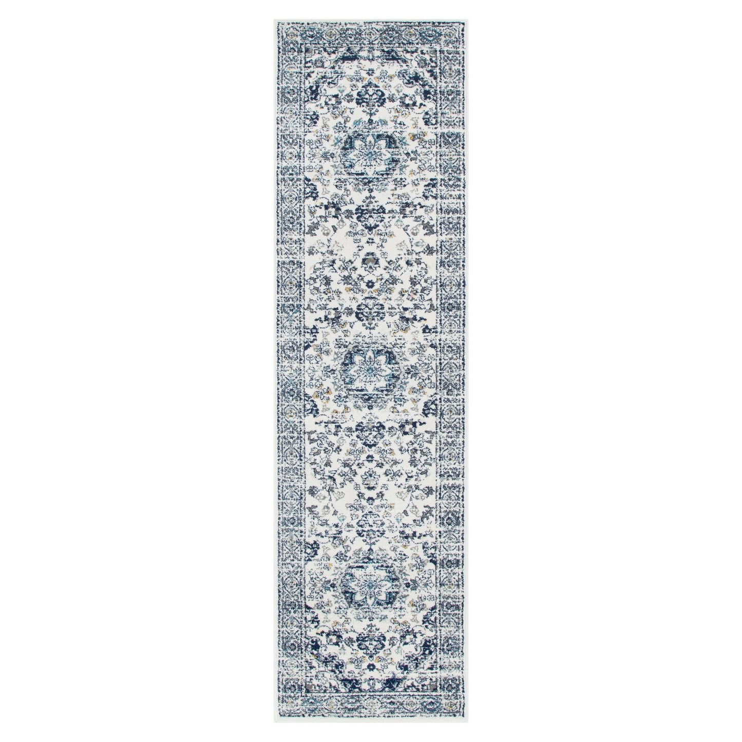 Provence Alpes Navy Multi Traditional Rug - PROV22