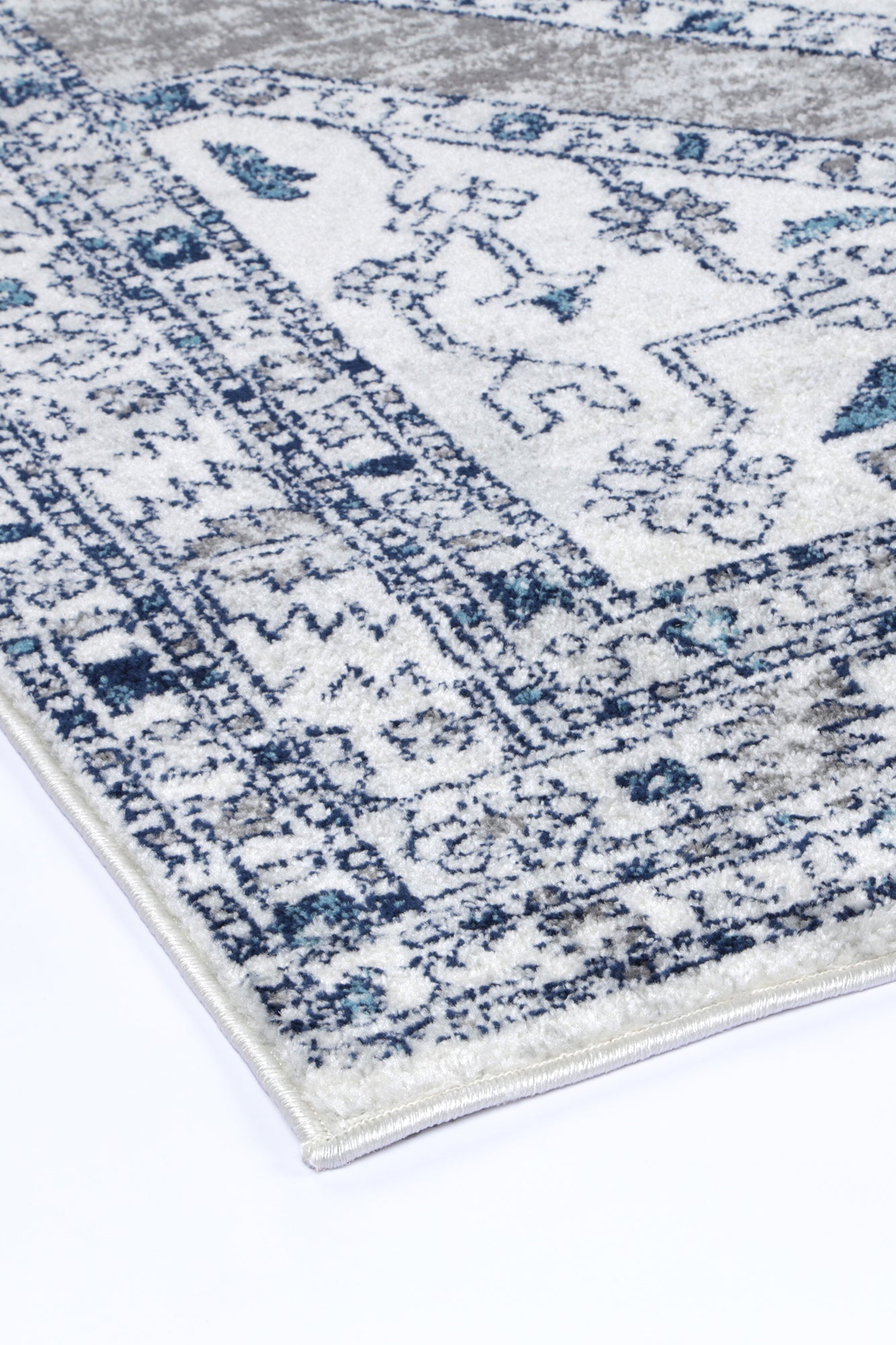 Provence Estve Navy Cream Ancient Rug - PROV24