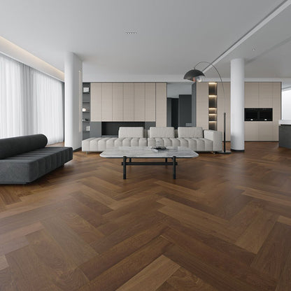 Lamella Ricci Euro Oak Herringbone 15/3mm (Price per sqm)