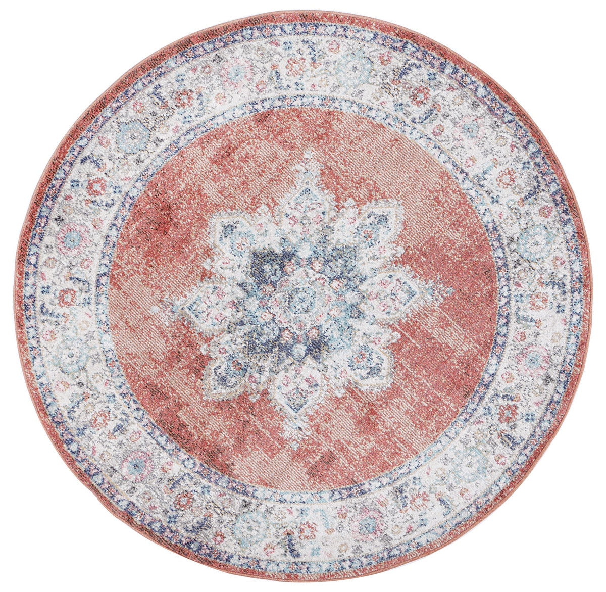 Rust Round Rug Salsa Brentwood Transitional Rust Round Rug – Sydney Discount Floors