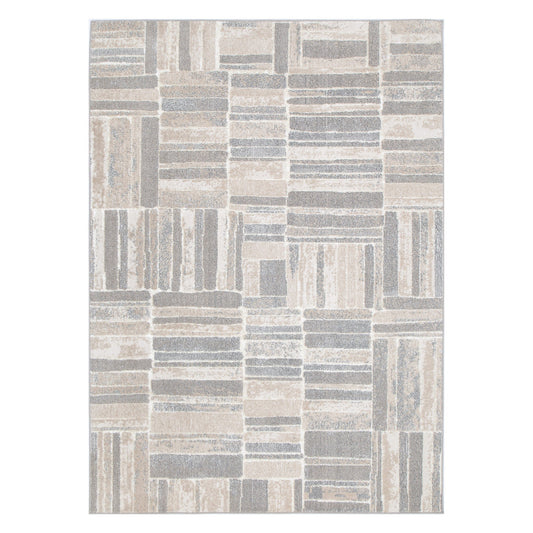 Santana Tetris Neutral Rug - SANTA04