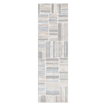 Santana Tetris Neutral Rug - SANTA04