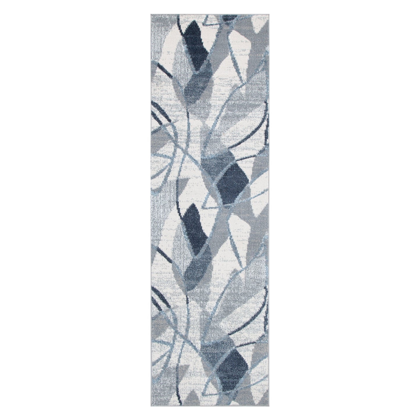 Santana Rhythm Grey Blue Rug - SANTA07
