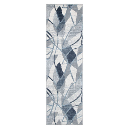 Santana Rhythm Grey Blue Rug - SANTA07