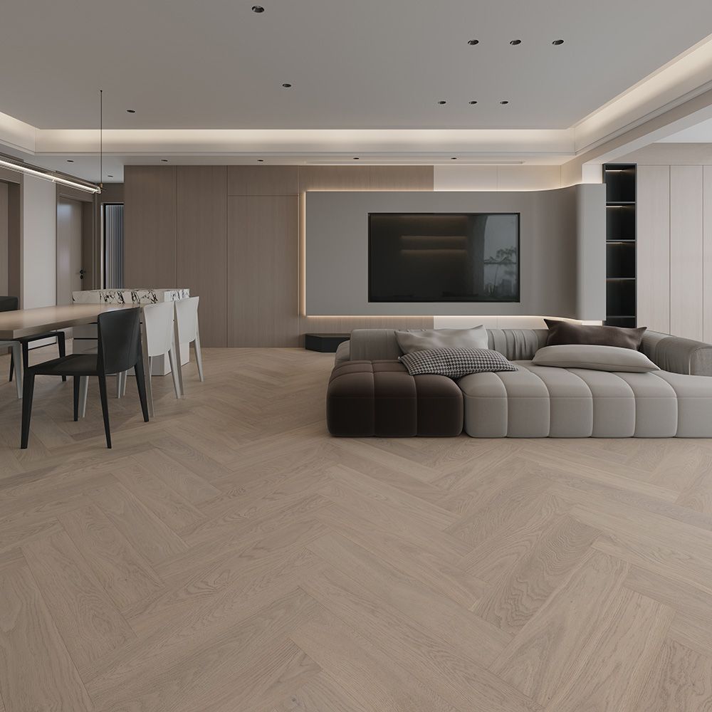Lamella Serein Euro Oak Herringbone 15/3mm (Price per sqm)
